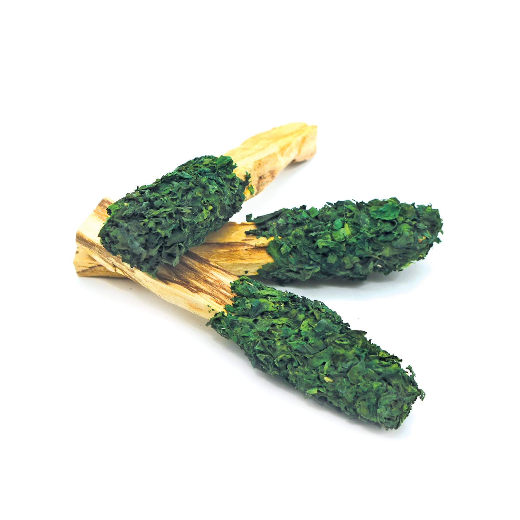 Palo Santo Pops smudge sticks made from sacred wood and herbs, offering therapeutic benefits and a unique incense experience.