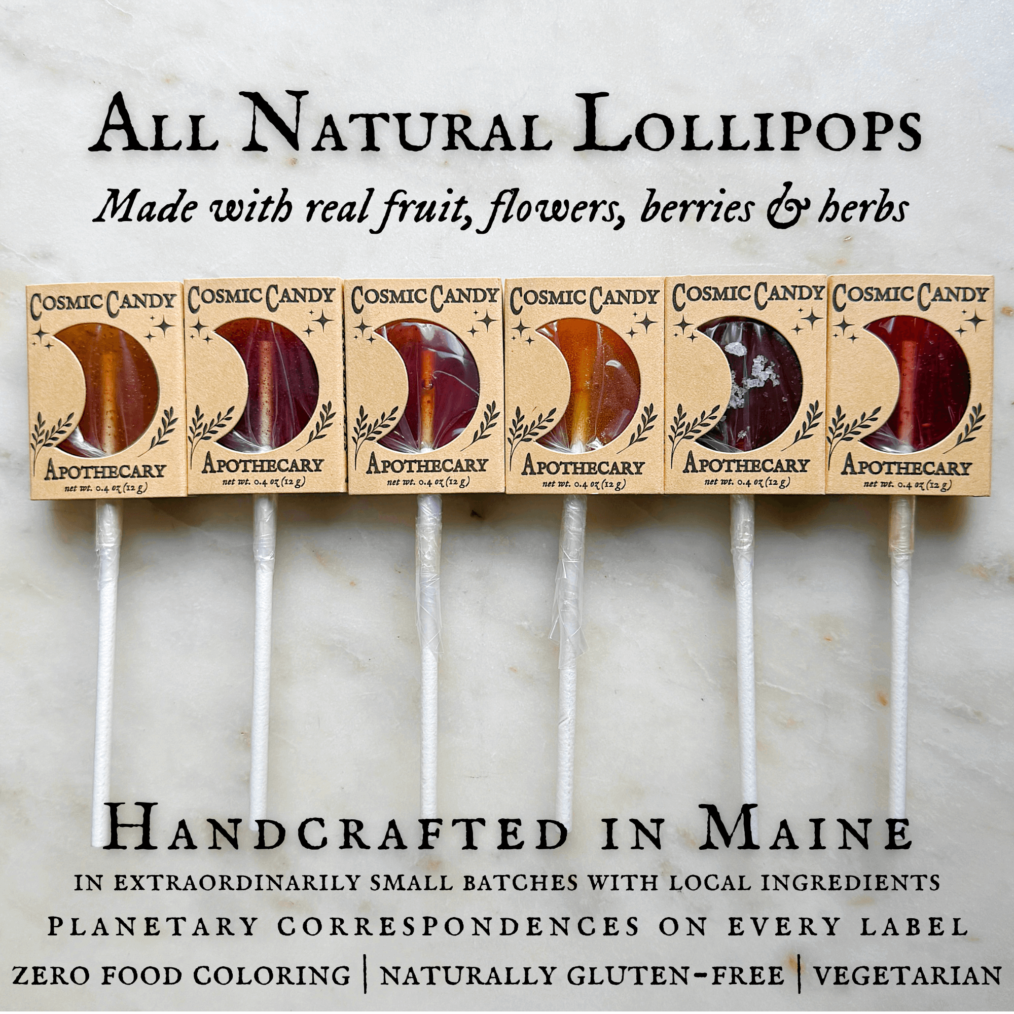 Plants & Planets All Natural Lollipops