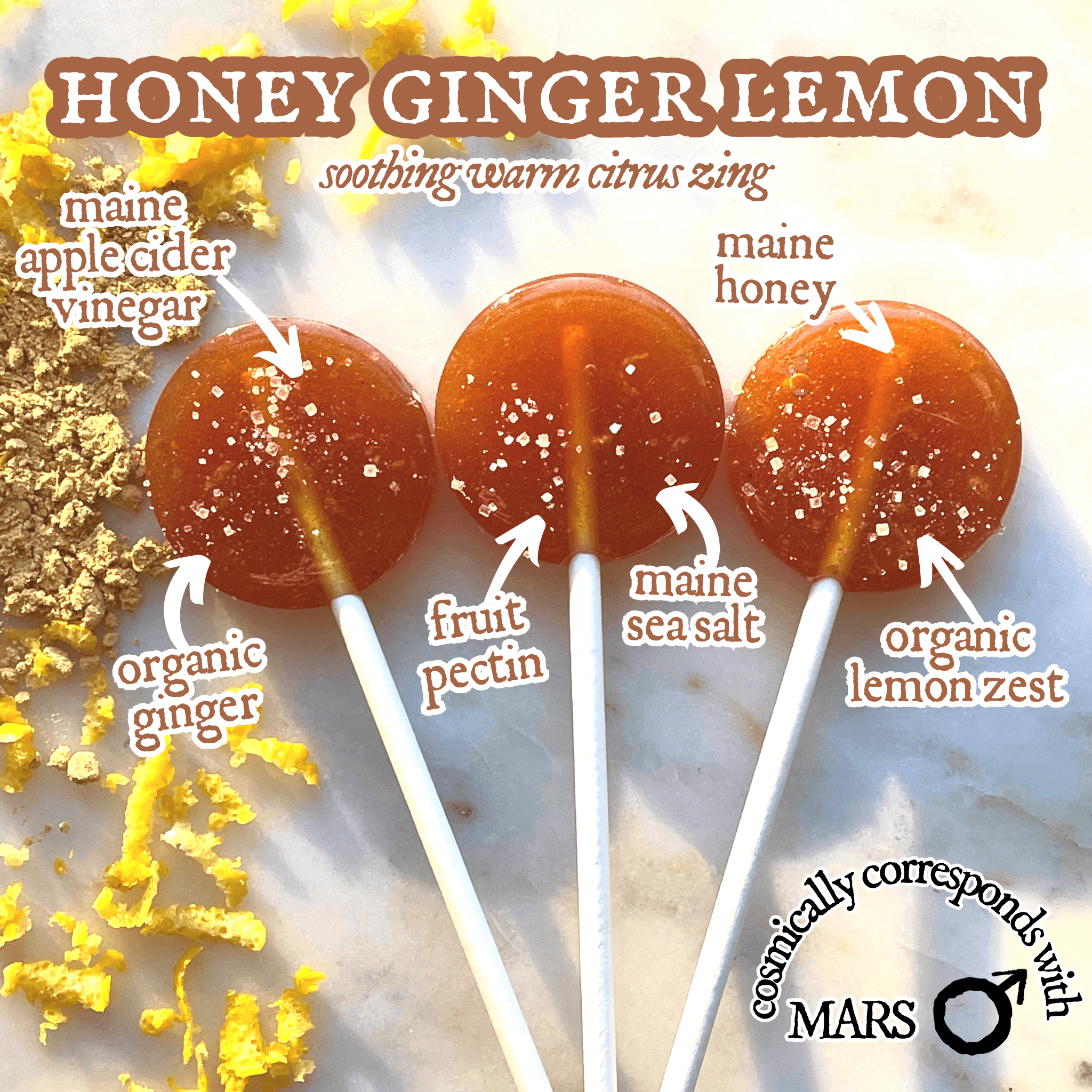 Plants & Planets All Natural Lollipops
