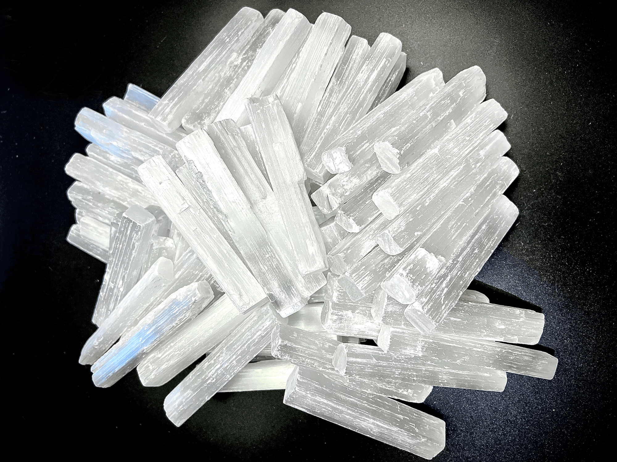 Authentic Selenite Crystal Wands (4 inch) Imported Conflict-Free from Morocco