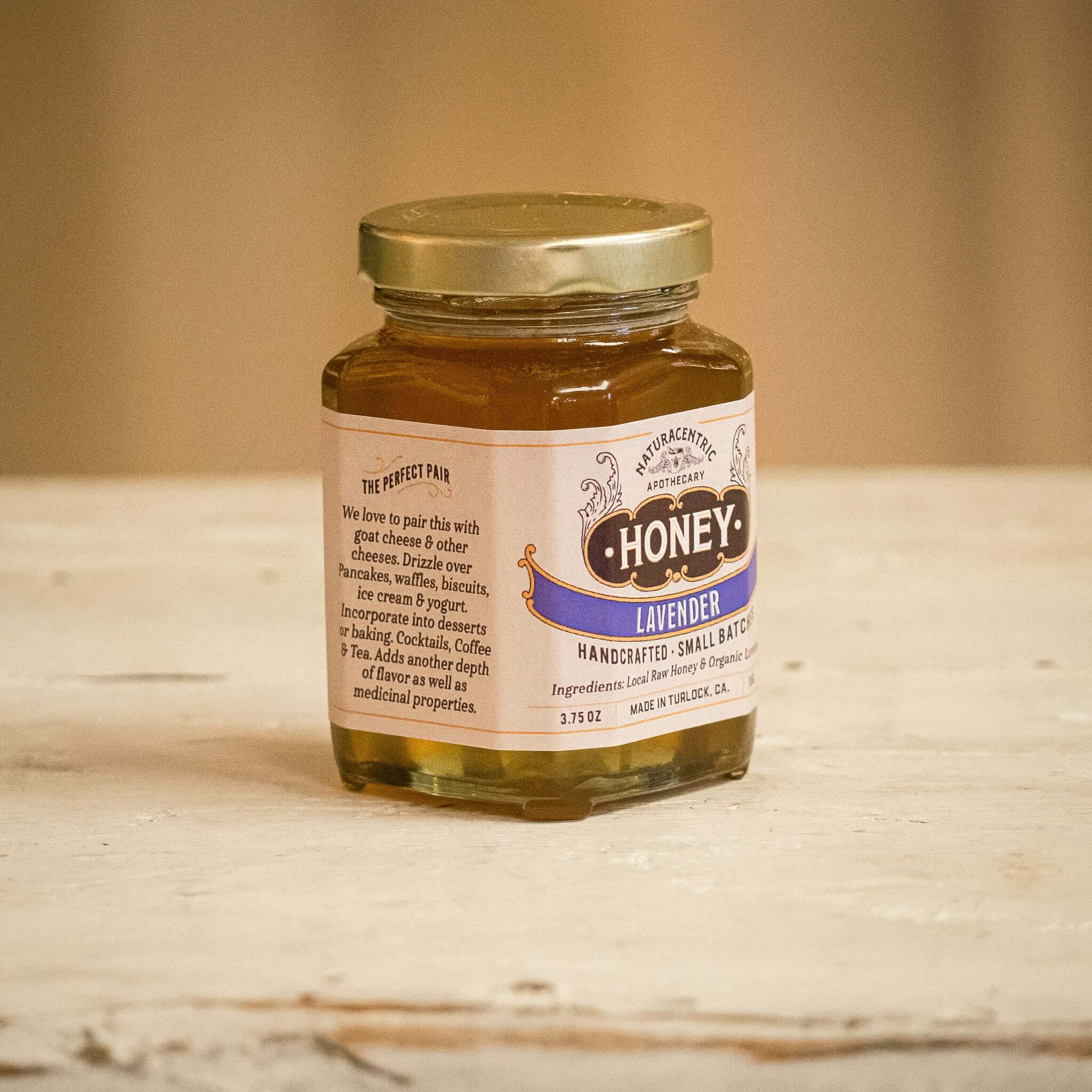 Herbal Infused Meyer Lemon Raw Honey