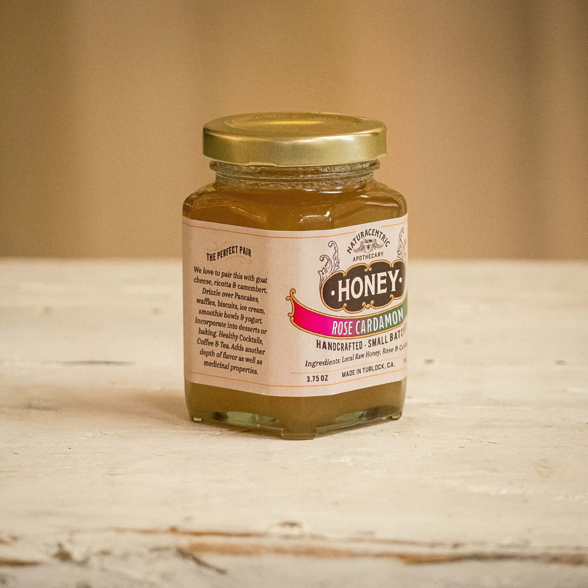 Herbal Infused Meyer Lemon Raw Honey