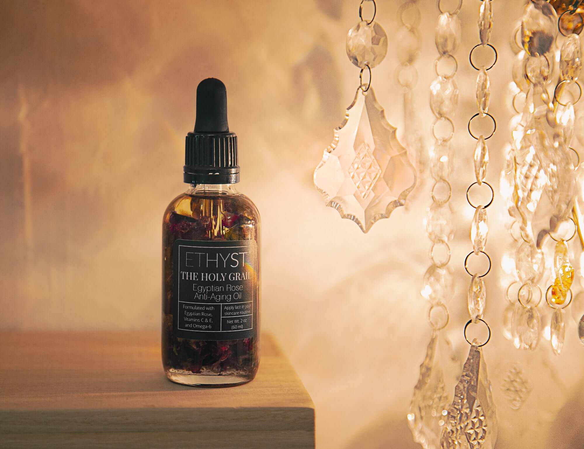 ETHYST ® Holy Grail Egyptian Rose Anti-Aging Facial Oil