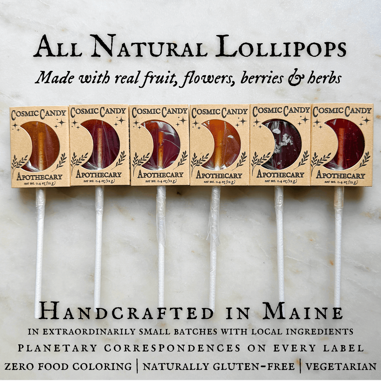 Plants &amp; Planets All Natural Lollipops