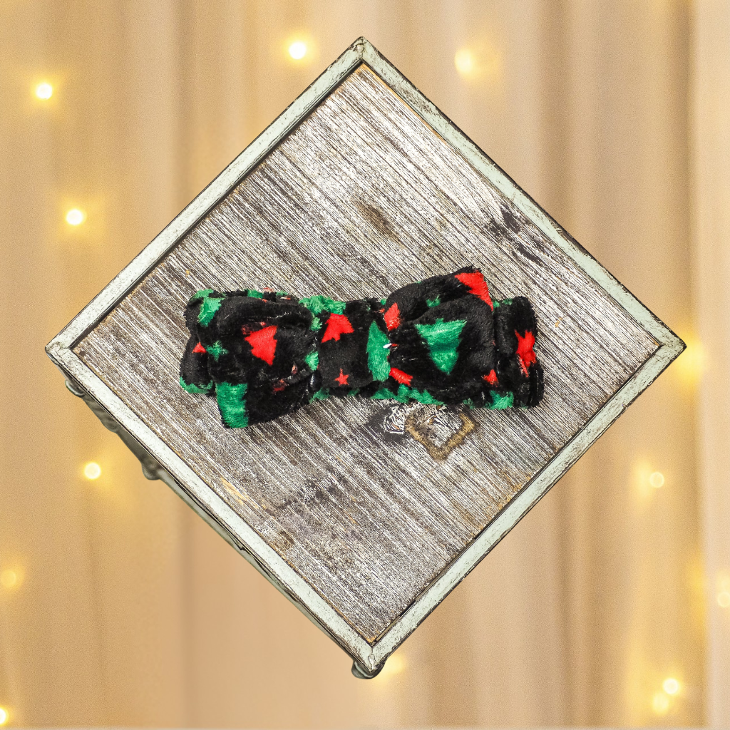 Holiday Plush Shower/Spa Headbands
