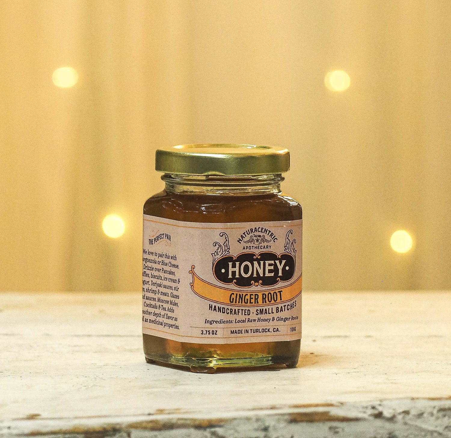 Herbal Infused Meyer Lemon Raw Honey