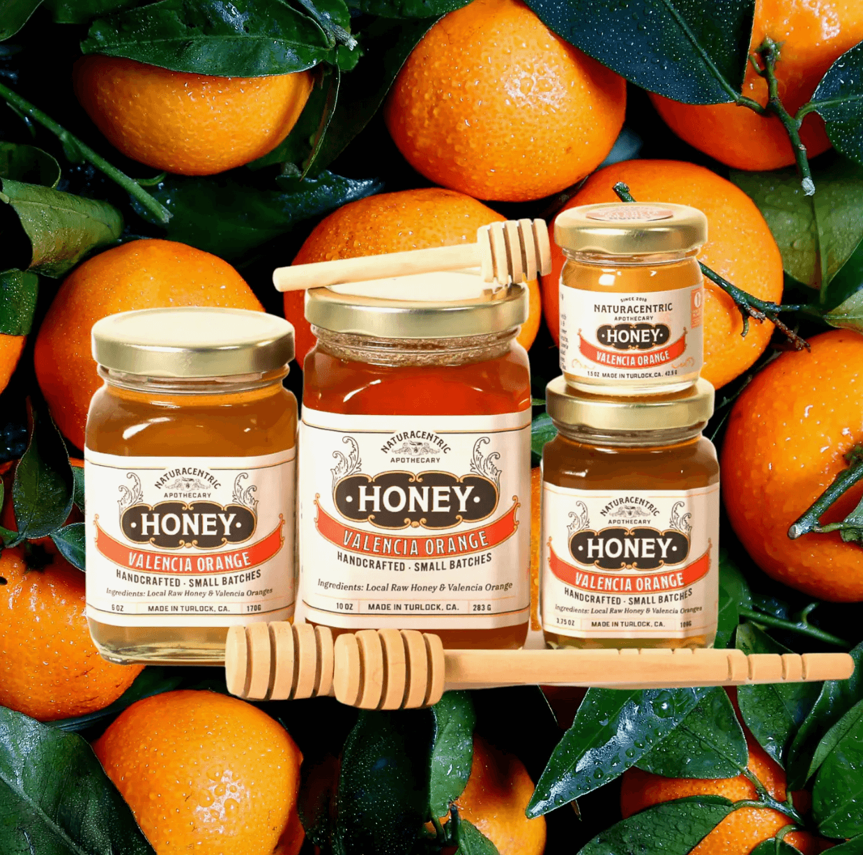 Herbal Infused Meyer Lemon Raw Honey