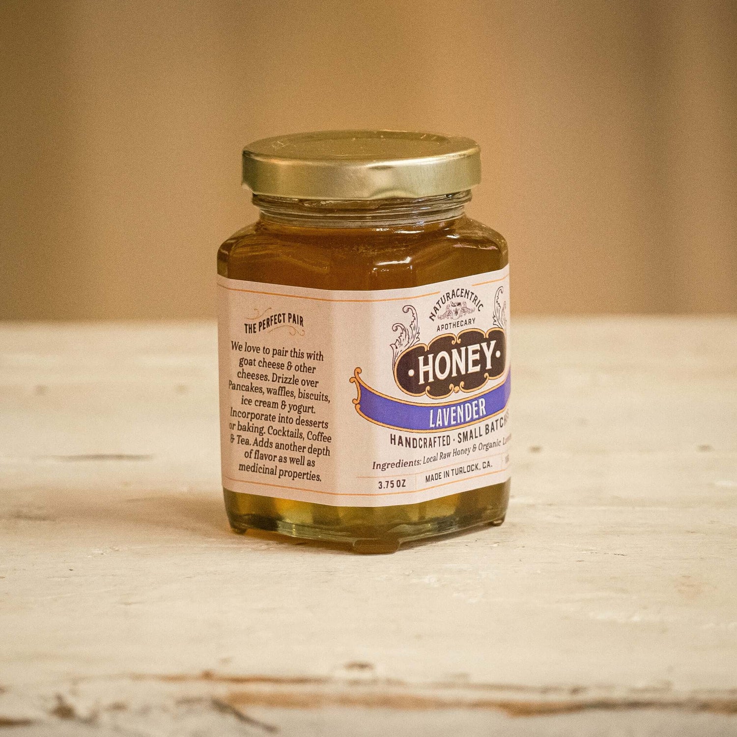 Herbal Infused Meyer Lemon Raw Honey