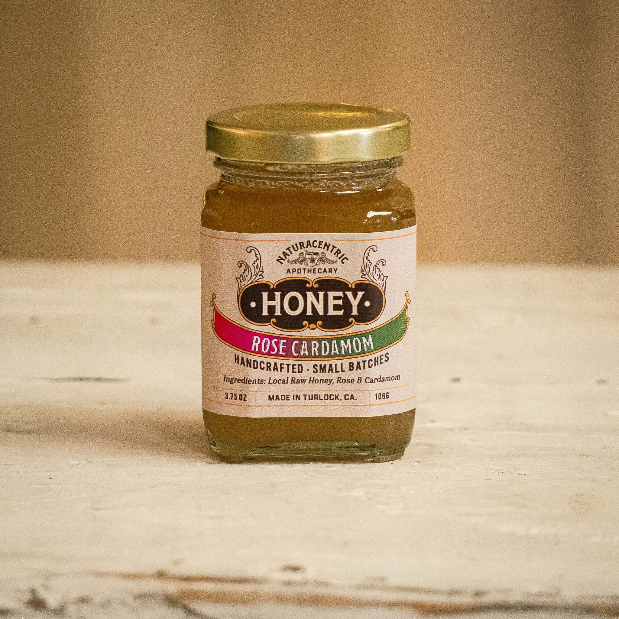 Herbal Infused Meyer Lemon Raw Honey